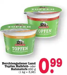 E-Center Berchtesgadener land topfen halbfettstufe Angebot