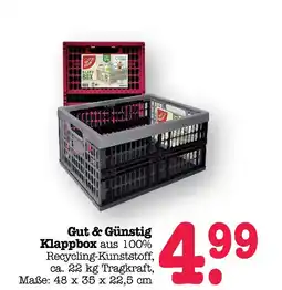 E-Center Gut & günstig klappbox Angebot