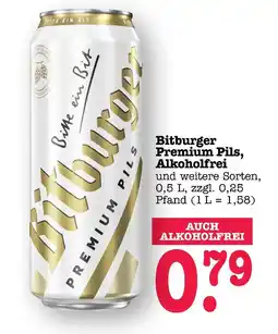 E-Center Bitburger premium pils, alkoholfrei Angebot