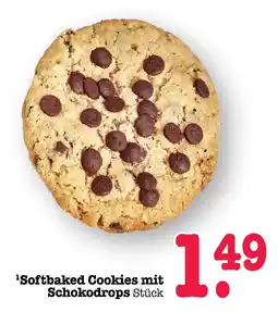 E-Center Softbaked cookies mit schokodrops Angebot
