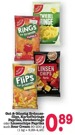 E-Center Gut & günstig erdnussflips Angebot