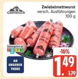 Marktkauf Gutfleisch zwiebelmettwurst Angebot