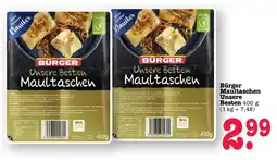 E-Center Bürger maultaschen Angebot