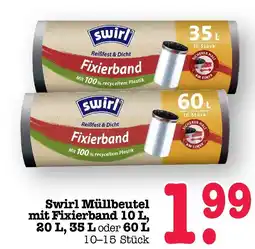 E-Center Swirl müllbeutel mit fixierband Angebot