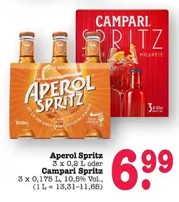 E-Center Aperol spritz oder campari spritz Angebot