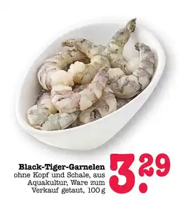 E-Center Black-tiger-garnelen Angebot