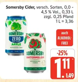 Marktkauf Somersby zero apple Angebot