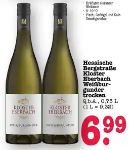 E-Center Kloster eberbach hessische bergstraße weißburgunder trocken Angebot