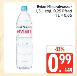 Marktkauf Evian mineralwasser Angebot