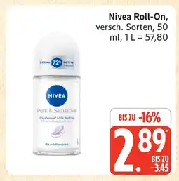 Marktkauf Nivea roll-on Angebot