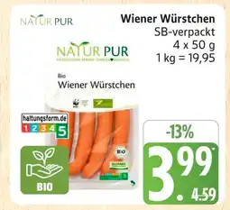 Marktkauf Natur pur wiener würstchen Angebot