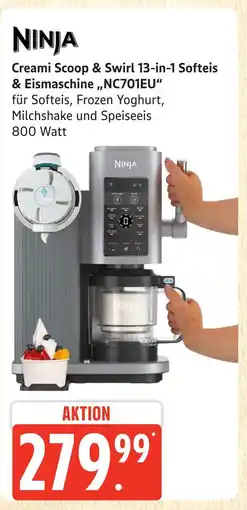 Marktkauf Ninja creami scoop & swirl 13-in-1 softeis & eismaschine Angebot