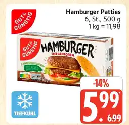 Marktkauf Gut & günstig hamburger patties Angebot