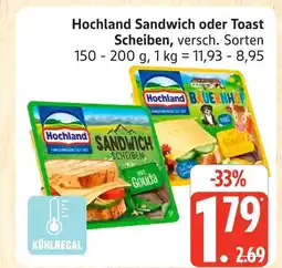 Marktkauf Hochland sandwich scheiben Angebot