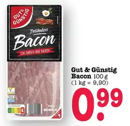 E-Center Gut & günstig bacon Angebot