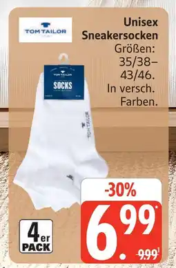 Marktkauf Tom tailor unisex sneakersocken Angebot