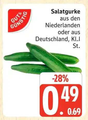 Marktkauf Salatgurke Angebot