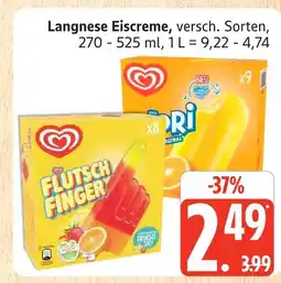 Marktkauf Langnese flutsch finger Angebot