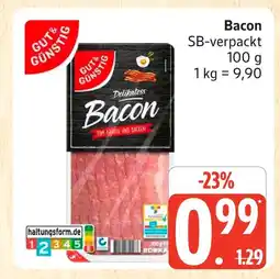 Marktkauf Gut & günstig bacon Angebot