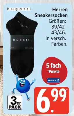 Marktkauf Bugatti herren sneakersocken Angebot