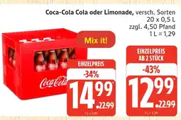 Marktkauf Coca-cola coca-cola cola oder limonade Angebot