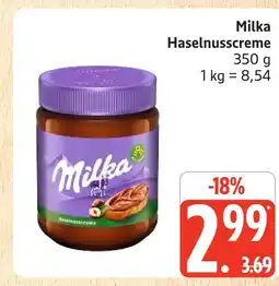 Marktkauf Milka haselnusscreme Angebot