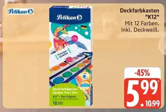 Marktkauf Pelikan deckfarbkasten k12 Angebot