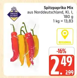 Marktkauf Unsere heimat spitzpaprika mix Angebot