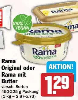 HIT Rama Original oder Rama mit Butter Angebot