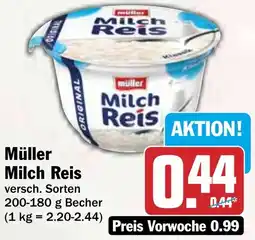 HIT Müller Milch Reis Angebot
