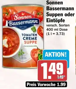 HIT Sonnen Bassermann Suppen oder Eintöpfe Angebot
