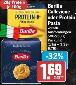 HIT Barilla Collezione oder Protein Pasta Angebot