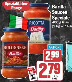 HIT Barilla Saucen Speciale Angebot