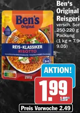 HIT Ben's Original Reisgerichte Angebot