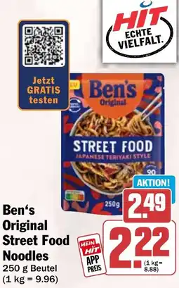 HIT Ben's Original Street Food Noodles Angebot