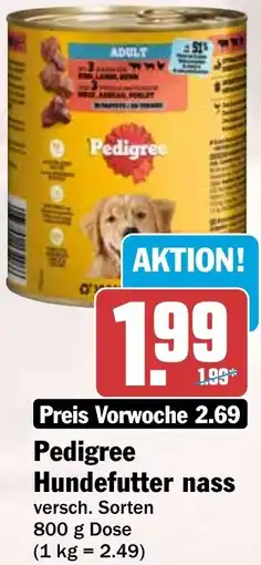 HIT Pedigree Hundefutter nass Angebot