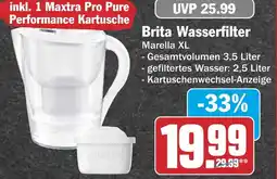 HIT Brita Wasserfilter Marella XL Angebot