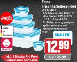 HIT Emsa Frischhaltedosen-Set Clip & Close Angebot
