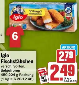 HIT Iglo Fischstäbchen Angebot