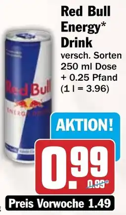 HIT Red Bull Energy Drink Angebot