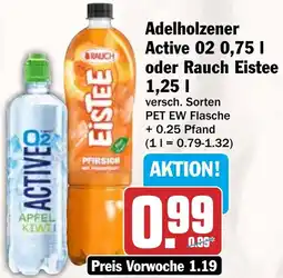 HIT Adelholzener Active O2 oder Rauch Eistee Angebot
