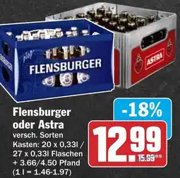HIT Flensburger oder Astra Angebot