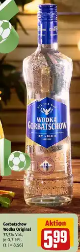 REWE Gorbatschow Wodka Original Angebot