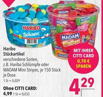 CITTI Markt Haribo Stückartikel Angebot