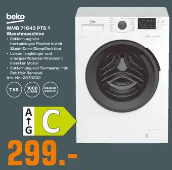 Saturn Beko waschmaschine wmb 71643 pts 1 Angebot