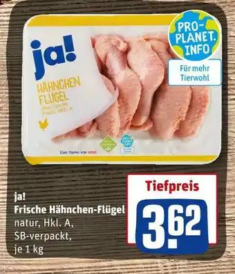 REWE Ja! frische hähnchenflügel Angebot