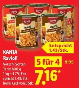 Lidl KANIA Ravioli Angebot