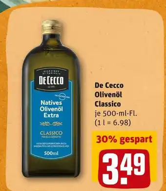 REWE De cecco olivenöl classico Angebot