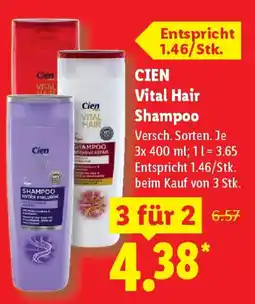 Lidl CIEN Vital Hair Shampoo Angebot