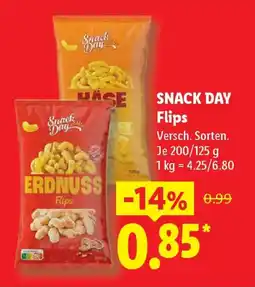 Lidl SNACK DAY Flips Angebot